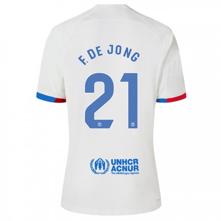 Maillot FC Barcelone Frenkie de Jong 21 Exterieur 2023-24